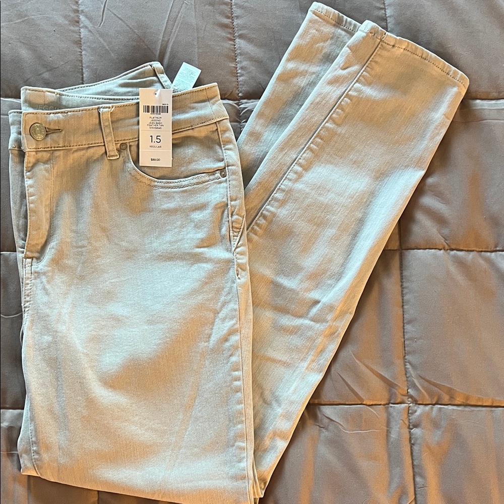 NWT Chico’s Platinum Jeans.